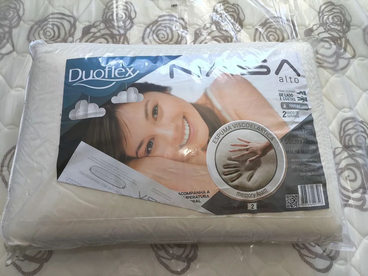 Travesseiro NASA Viscoelástico - Alto - DuoFlex - Foto 5