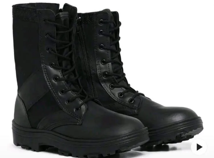 Botas Táticas Militares Cano Médio - Novas