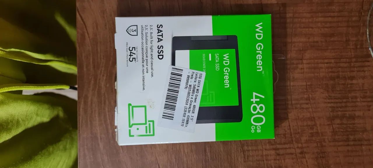 SSD WD Green 480GB SATA