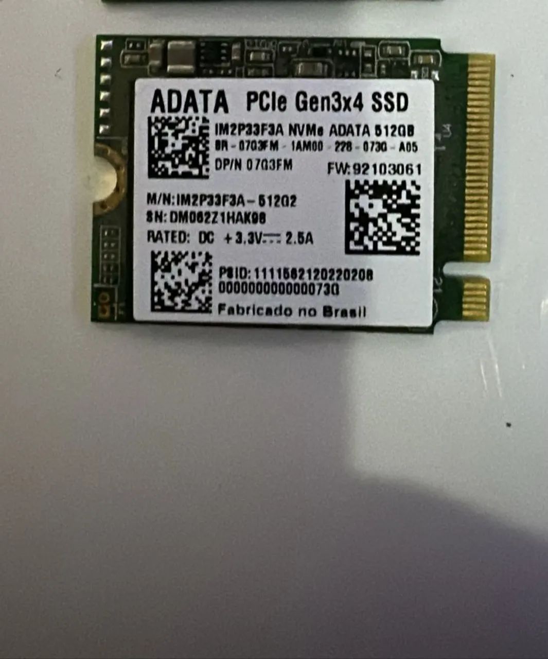 Nvme 512gb Adata 64407624321667120