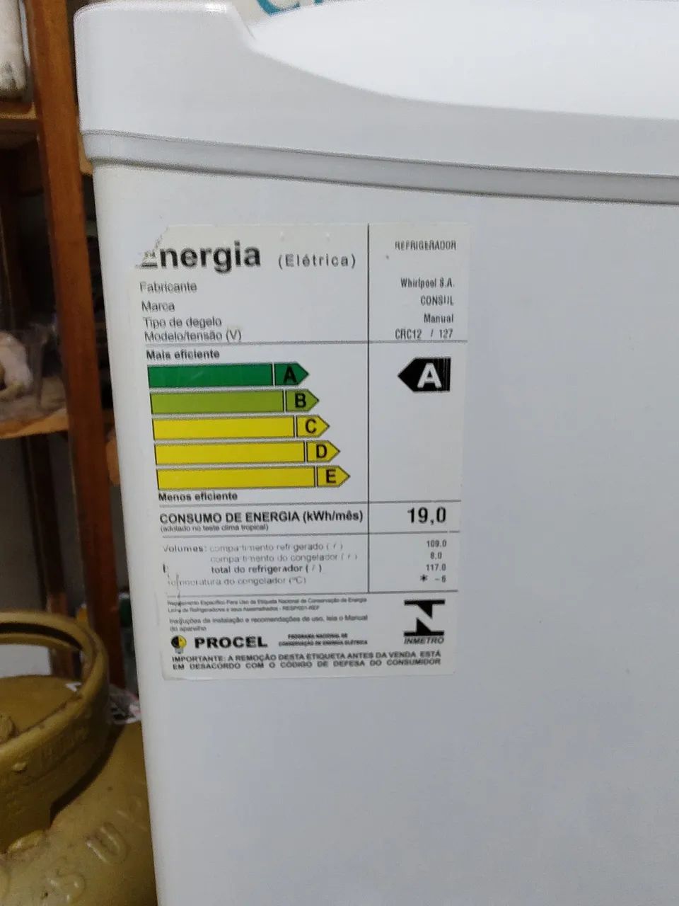 Frigobar Consul 117 litros usado  - Foto 2