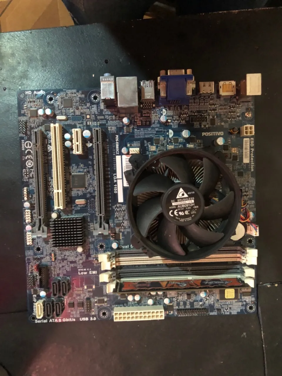 Placa-Mãe lga 1155 processador i5 memória ram 8 gb