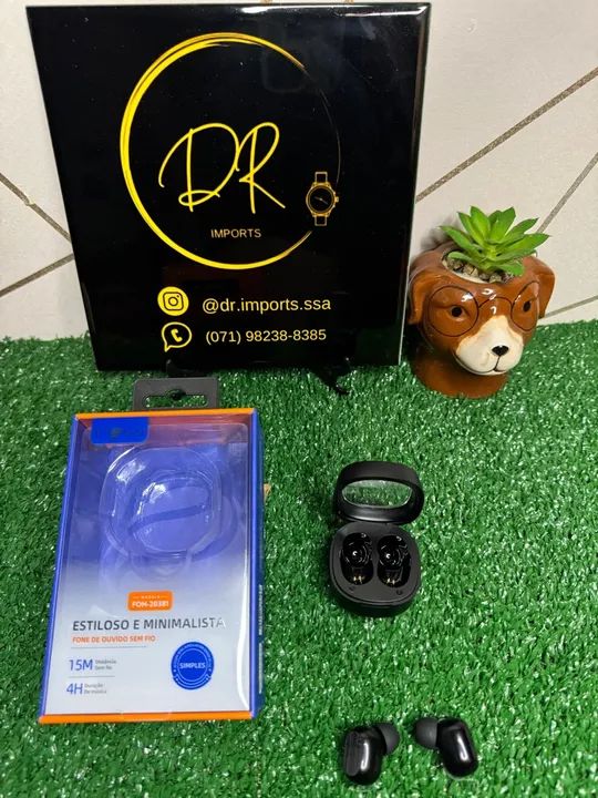 Fone de Ouvido Bluetooth Sem Fio Minimalista Inova