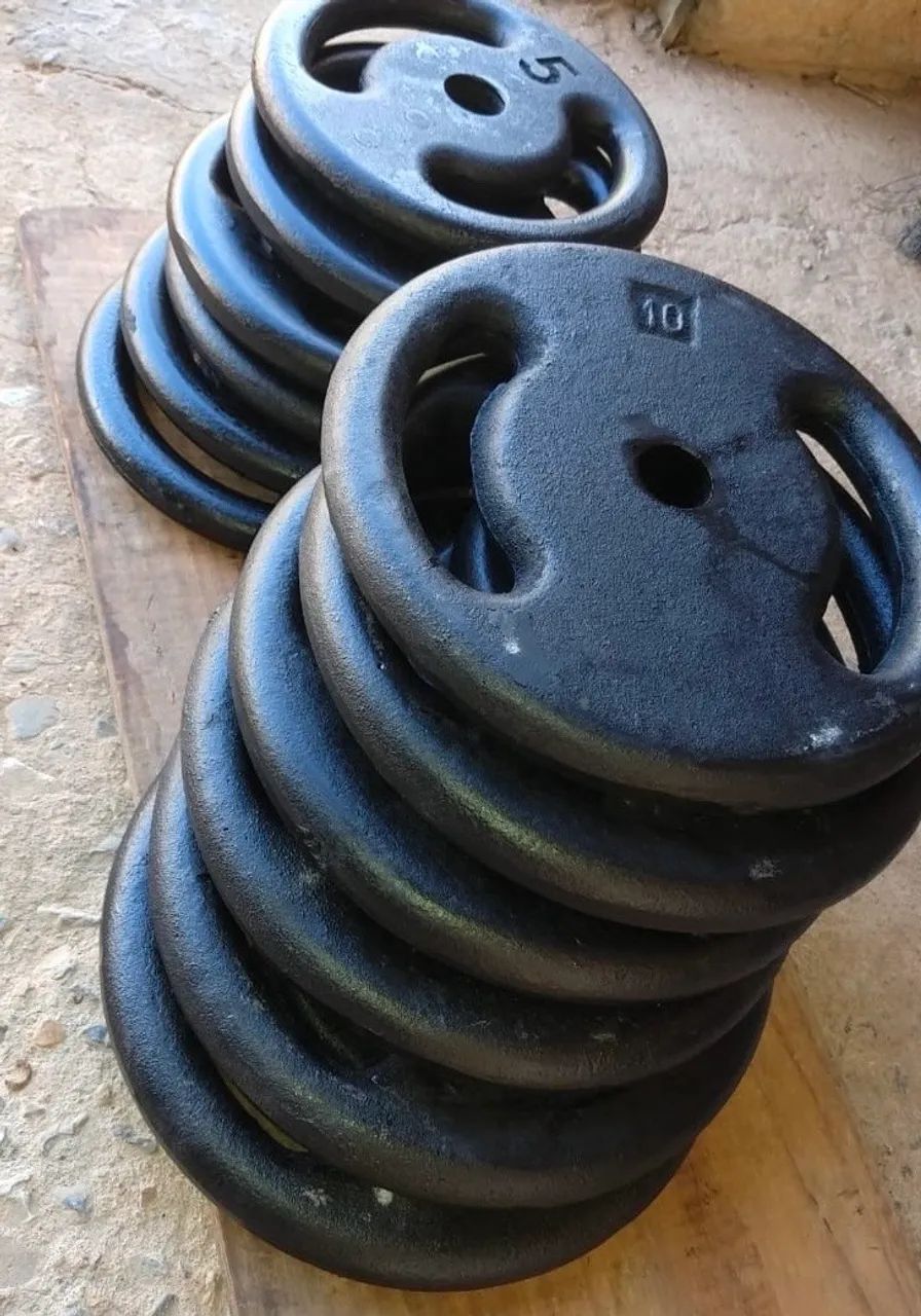 90 Kilos de Anilhas novas