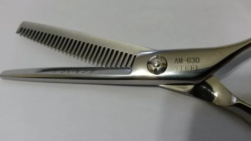 Tesoura Steel Fio A Laser Serrilhada 5.0 Am-630 Prata - Foto 2