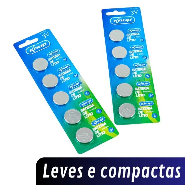 Bateria CR2032 3V - Balança Controle Relógio Alarme Placa-mãe Notebook Pilha CR 2032 - Foto 3