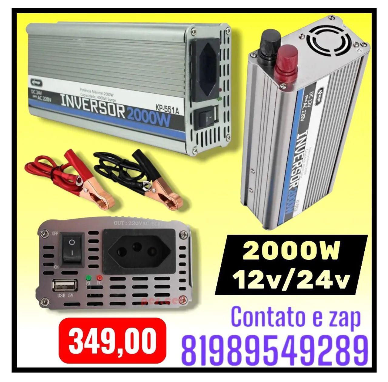 Inversor 2000w 