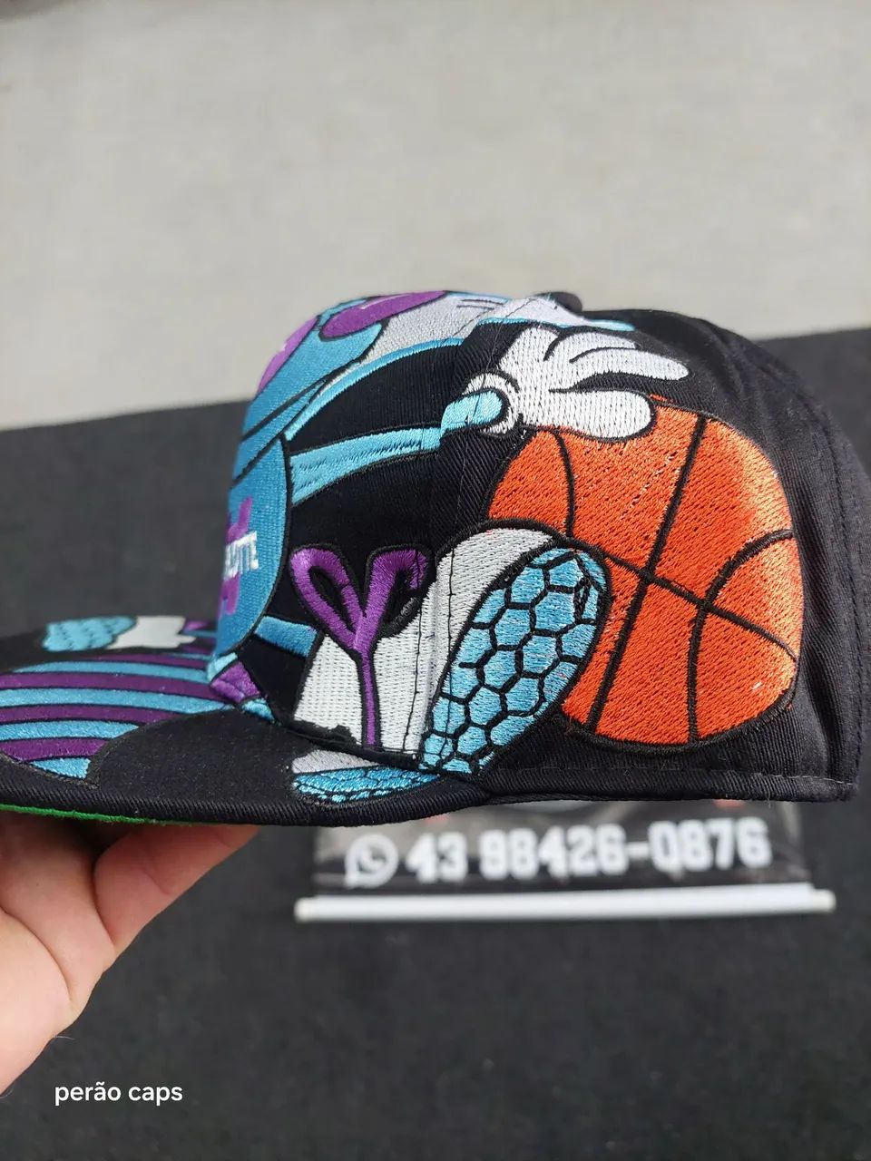 Boné Charlotte Hornets big logo - Foto 2
