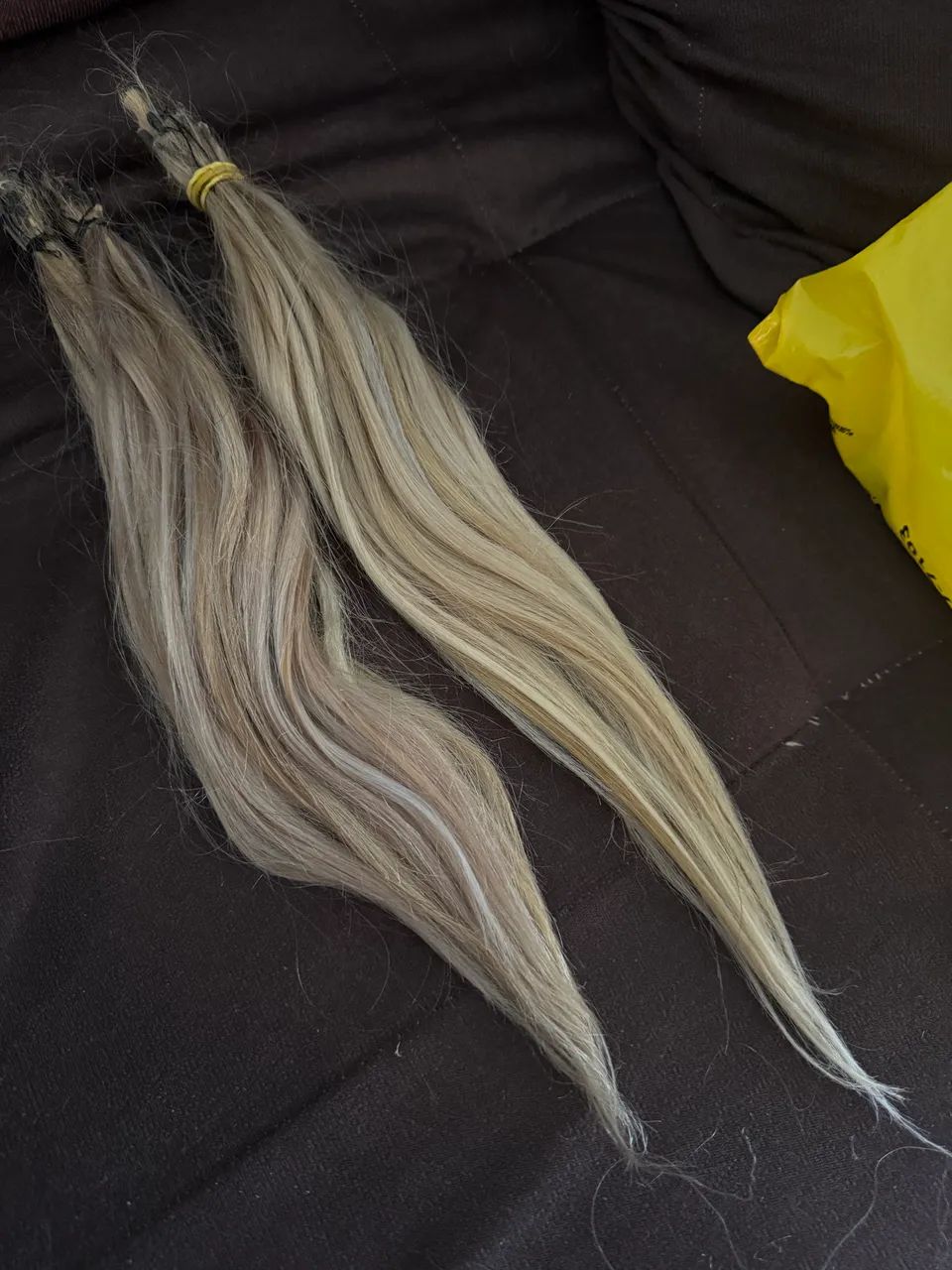 Vendo cabelo loiro 45 centímetros  - Foto 2