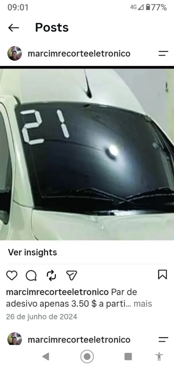 Adesivos para veículos 
