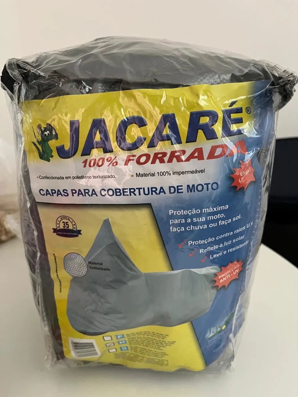 Capa para cobertura de moto