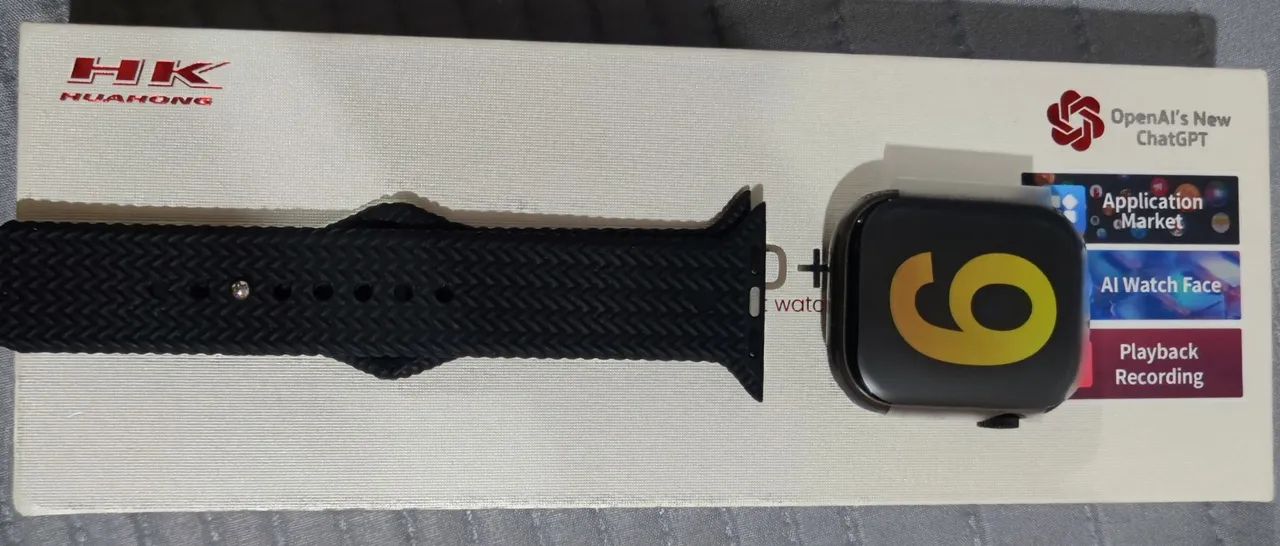 Smartwatch HK9 Pro - Ecrã AMOLED, Novo - Foto 2