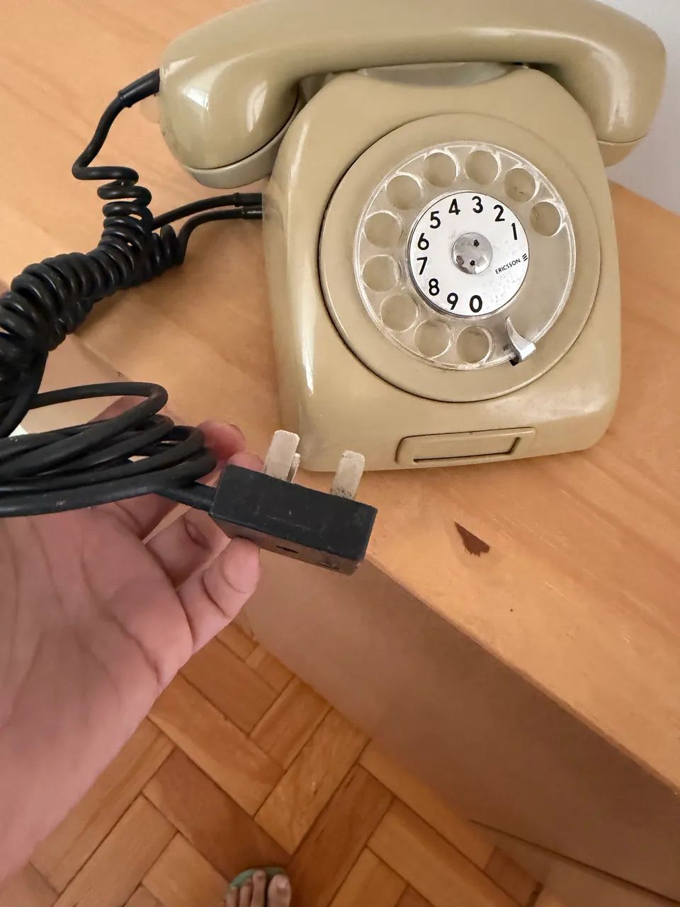 Telefone Antigo De Disco (analógico) Ericsson - Foto 2