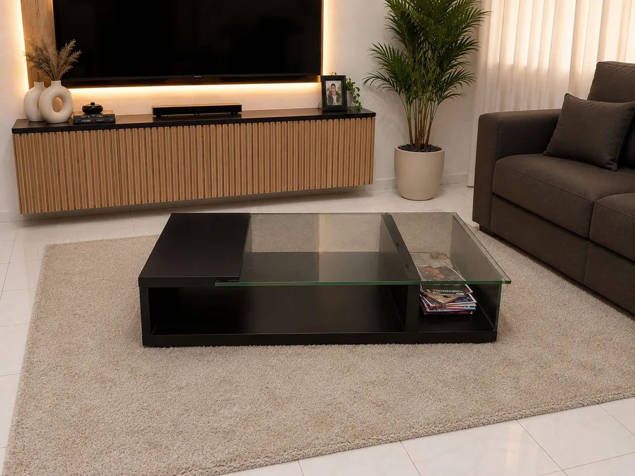 Mesa de centro para sala de estar.