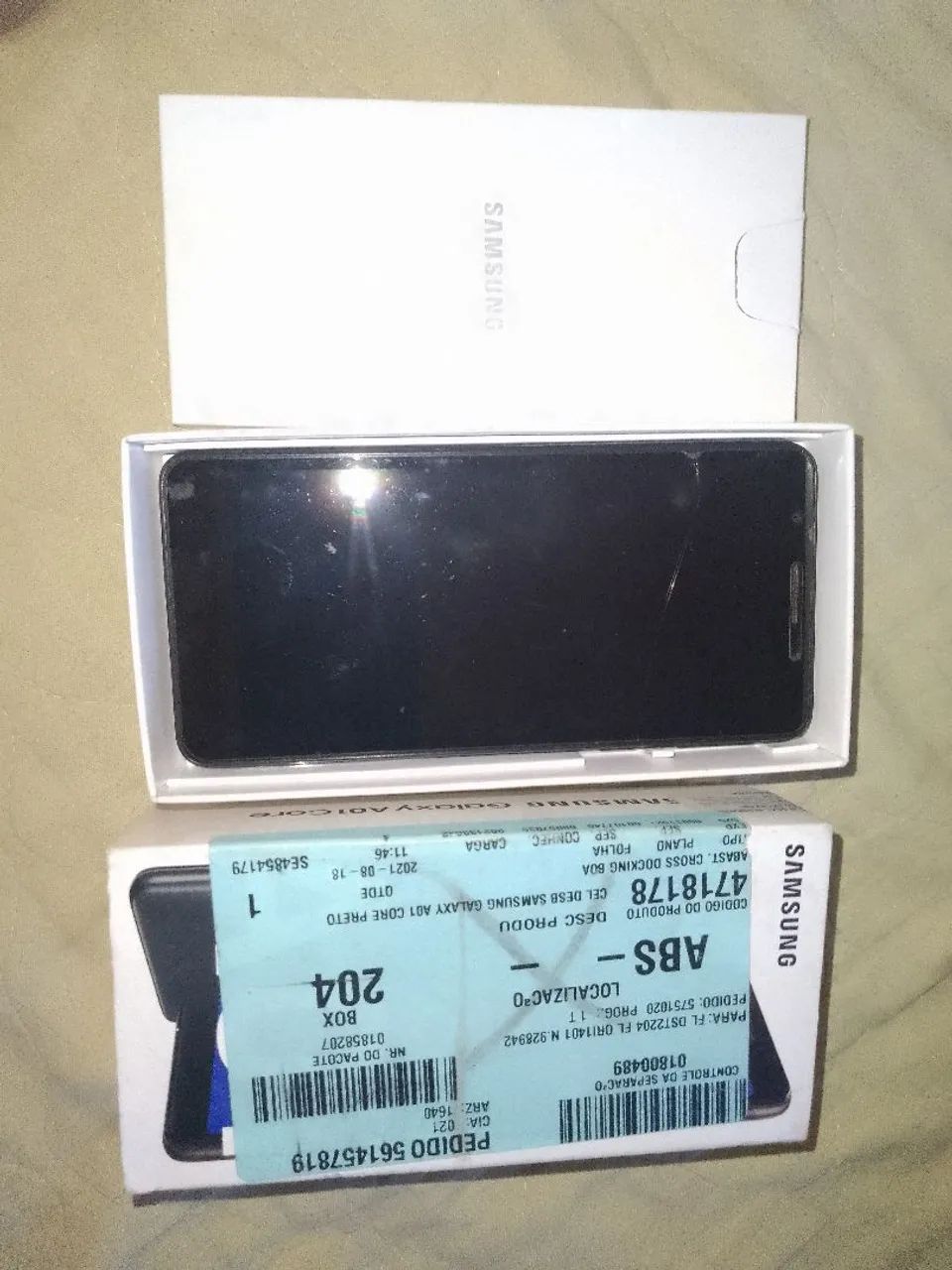 Smartphone A01 Tela queimada  - Foto 2