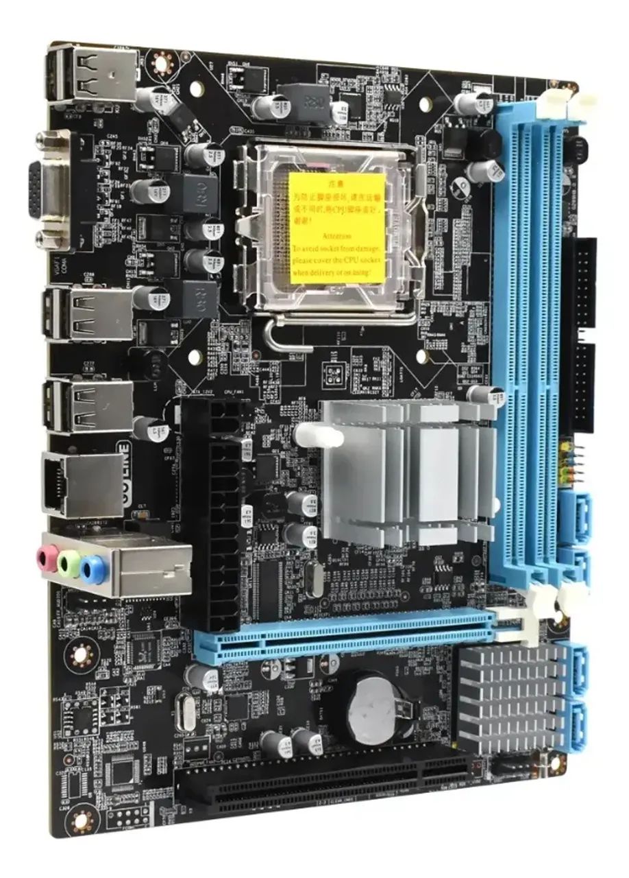 Placa-mãe do computador Brazil PC 775 BPC-GA41AG-B3 1 - Preto - Foto 5