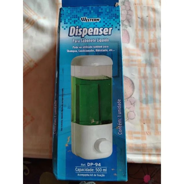 Dispenser De Parede Em Acrílico Para Sabonete Liquido ou Shampoo - Foto 4