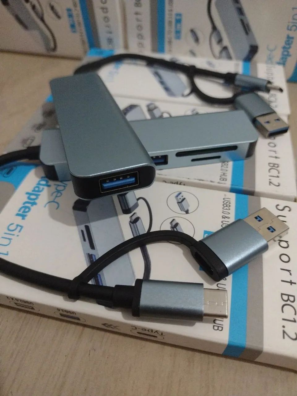 Adaptador usb tipo c para notebook, celular, pc - Foto 2