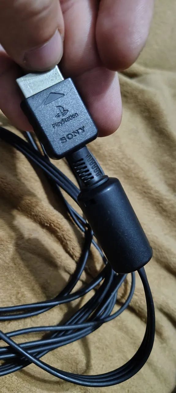 Cabo av original para Playstation 1 2 e 3