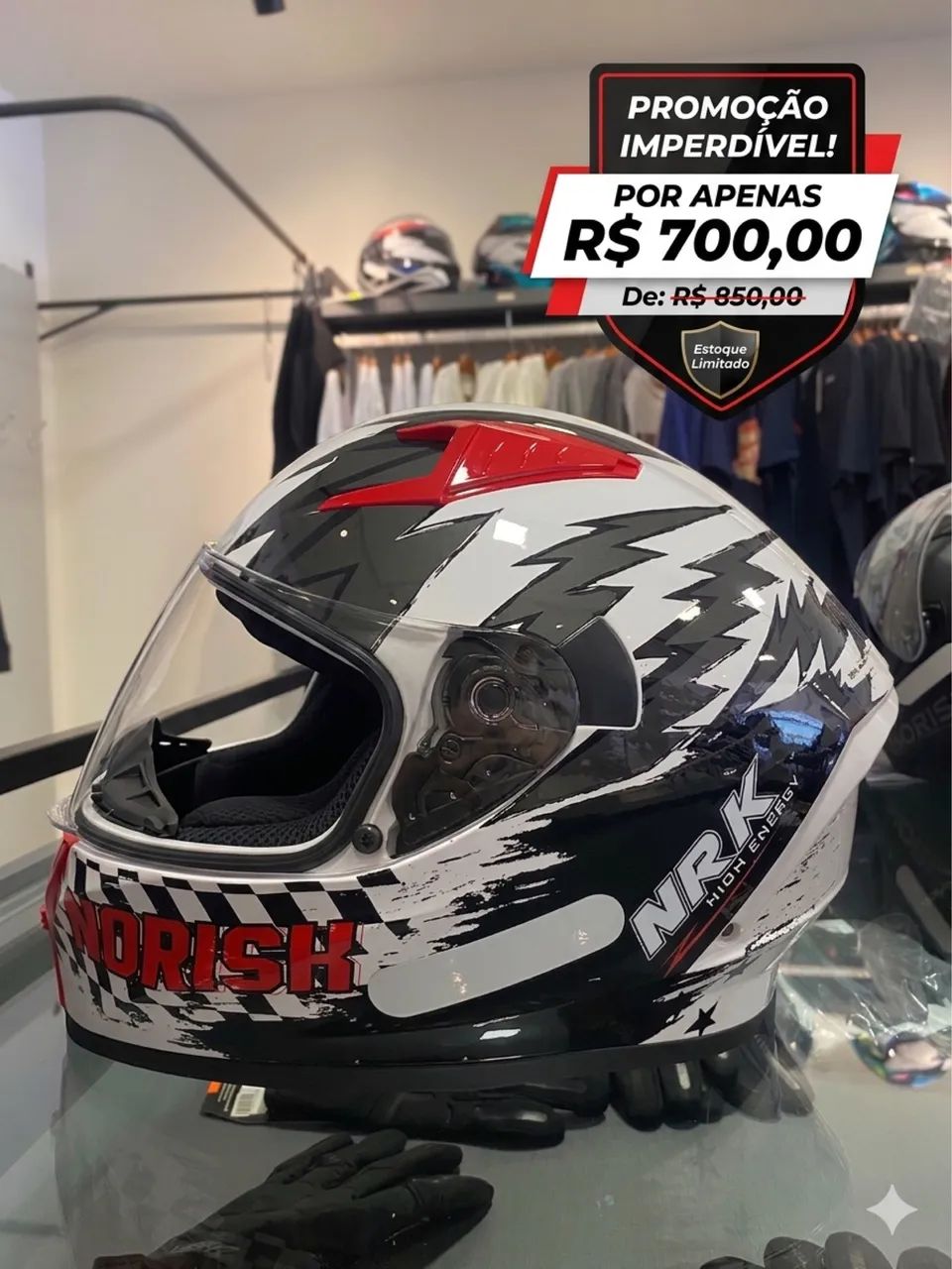CAPACETE NORISK FLOW  - Foto 3