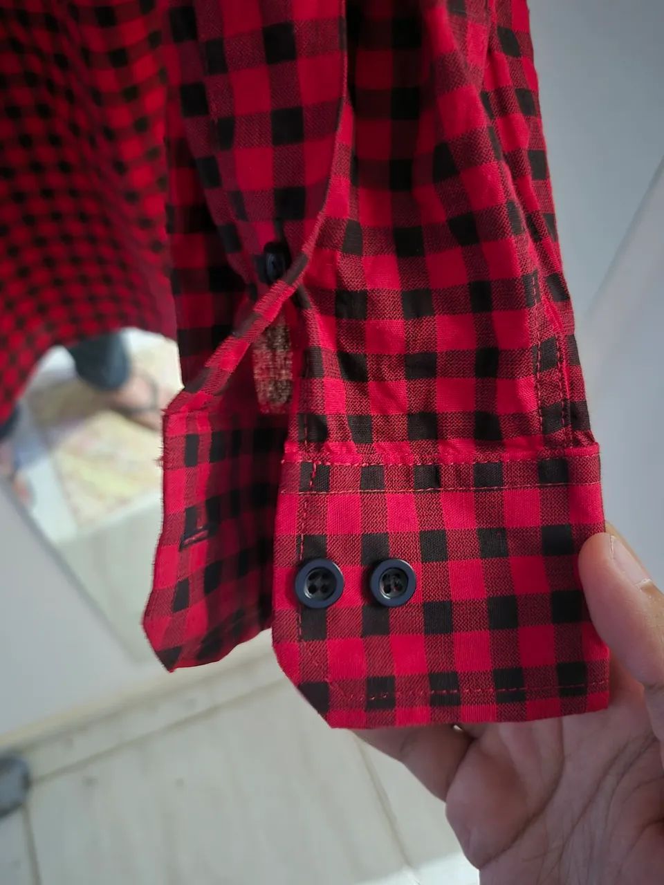 CAMISA XADREZ VERMELHA - Foto 5