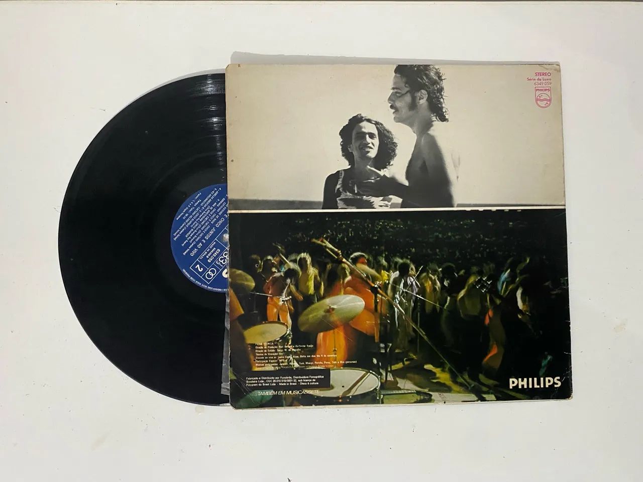 Disco de Vinil LP Caetano e Chico Juntos e ao vivo - Foto 2
