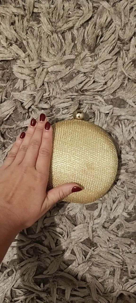 Bolsa de Festa Dourada - Foto 3