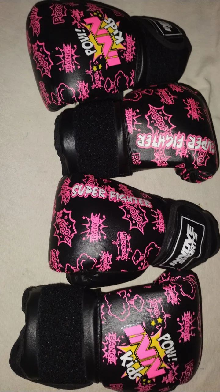 Luvas  infantil muay thai feminina.  - Foto 3