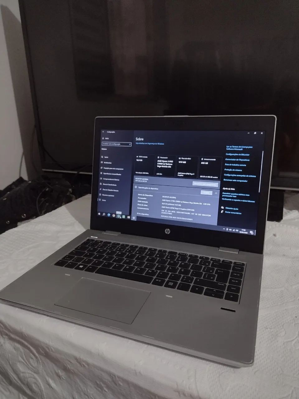 Pra sair Hoje! Notebook HP ProBook 16gb RAM SSD 600gb - Foto 2