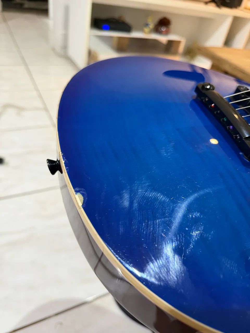 Guitarra Tagima Almach - Azul - Foto 4