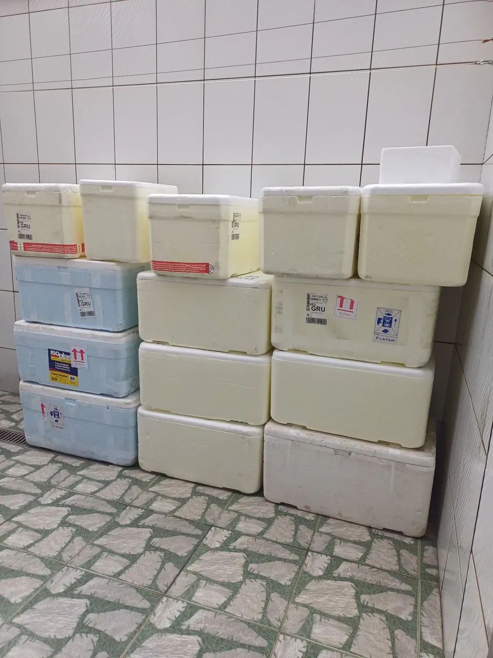 Caixas de Isopor usada - semi novas