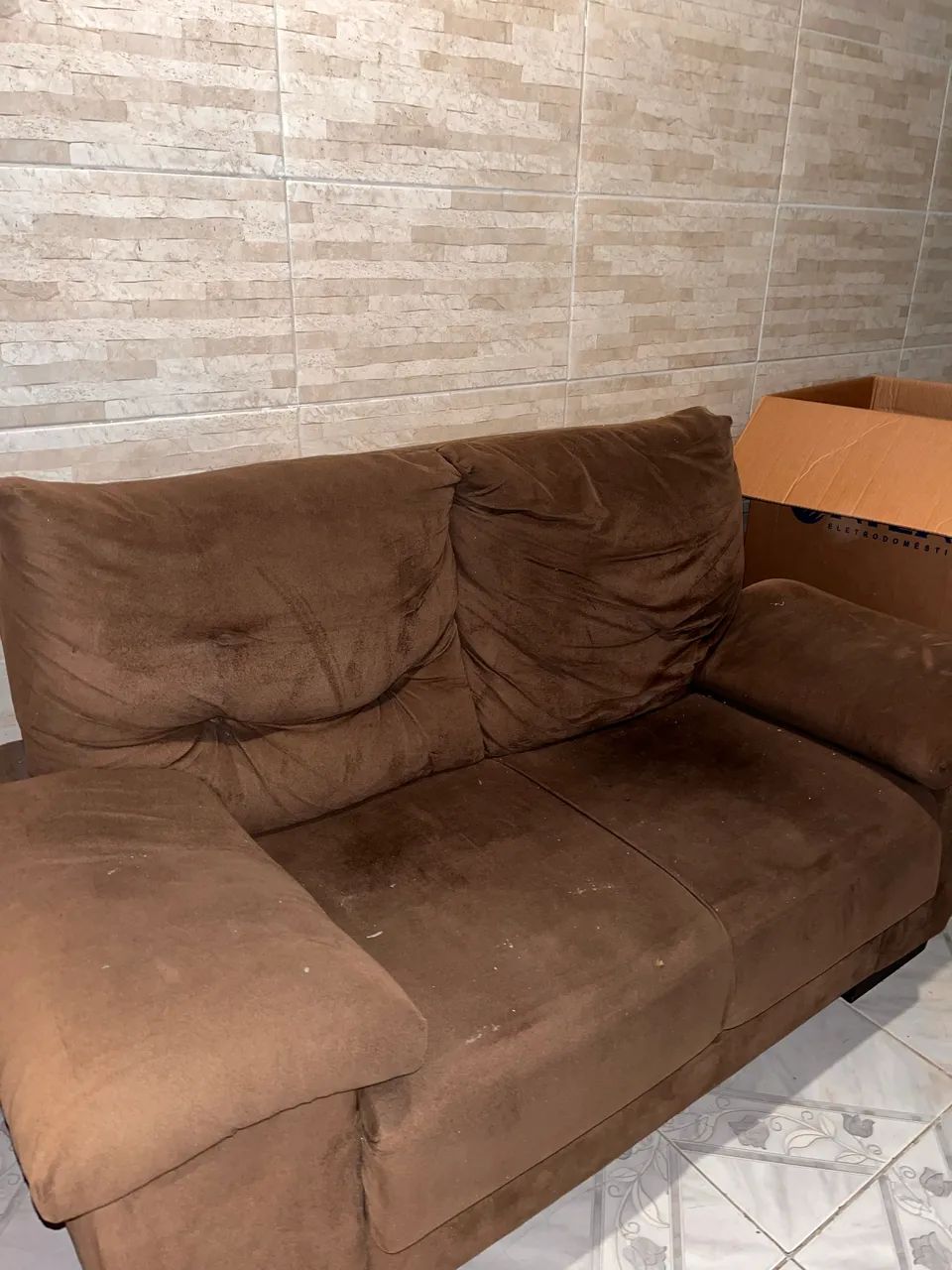 Sofá marrom  - Foto 2