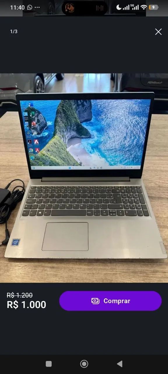 vendo notebook 