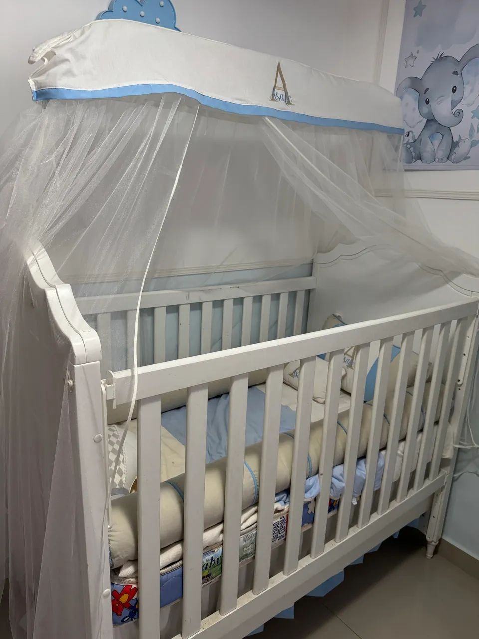BERÇO INFANTIL COM COLCHÃO  - Foto 3