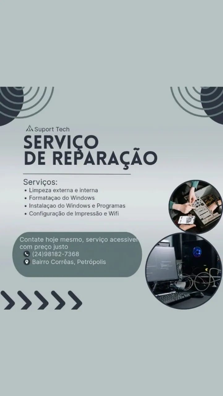 Serviço de reparação de computadores 