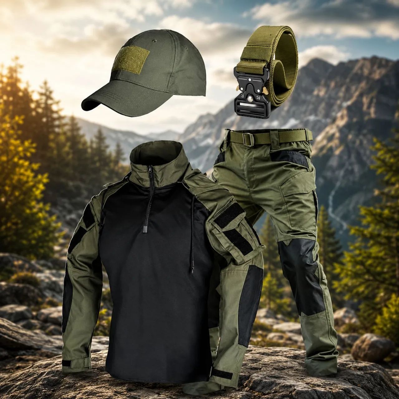 Kit camisa e calça uniforme gandola 