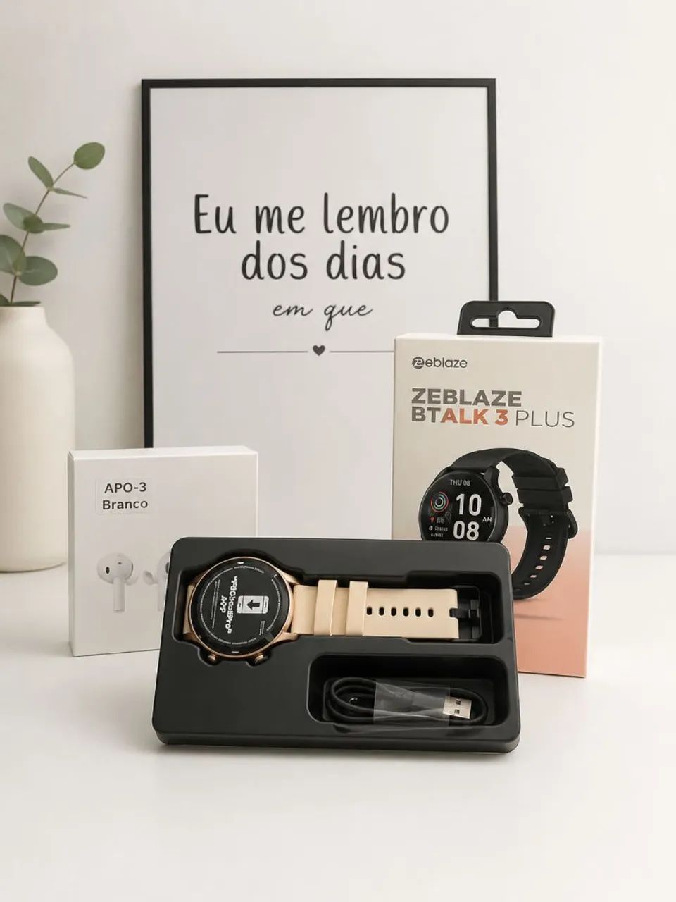 Relógio Smartwatch ZEBLAZE BTALK3 3  - Foto 4