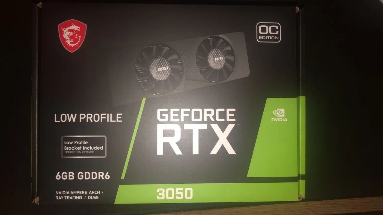 MSI RTX 3050 6gb Low Profile