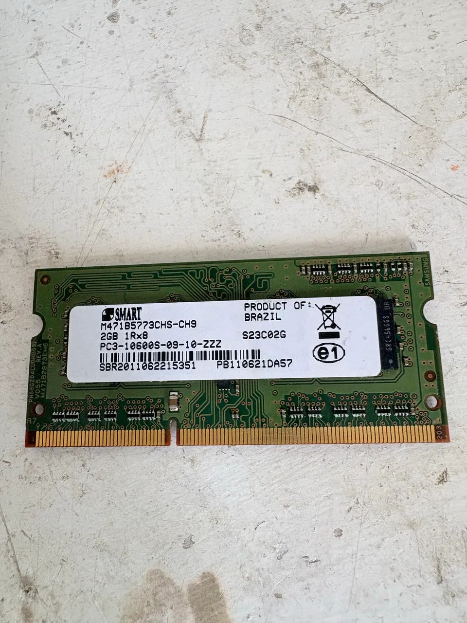 Par de memoria ram para notebook 2 GB - Foto 2