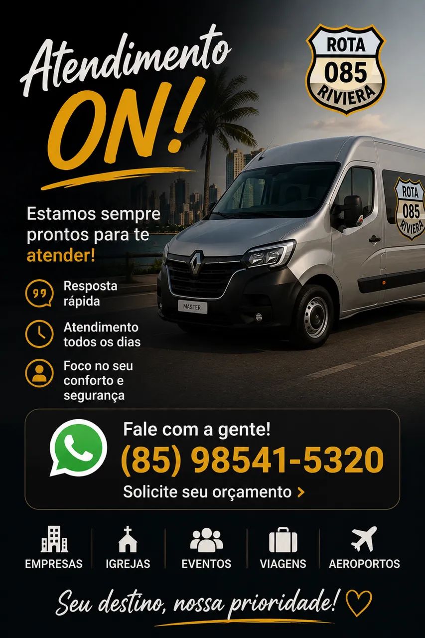Transporte executivo/ Van para Empresas, Igrejas e Eventos