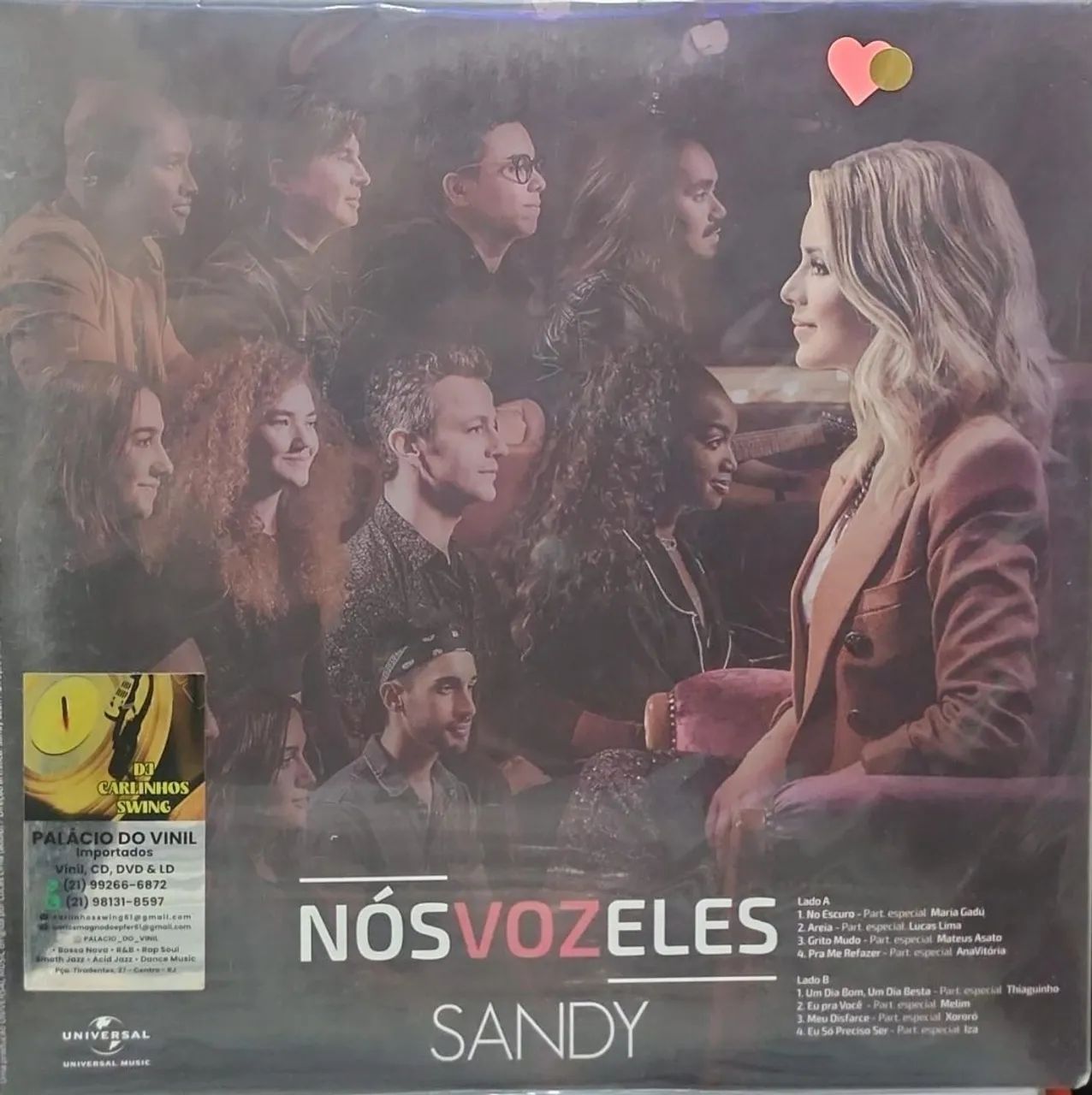 LP DUPLO SANDY LACRADO - NÓS VOZ ELES