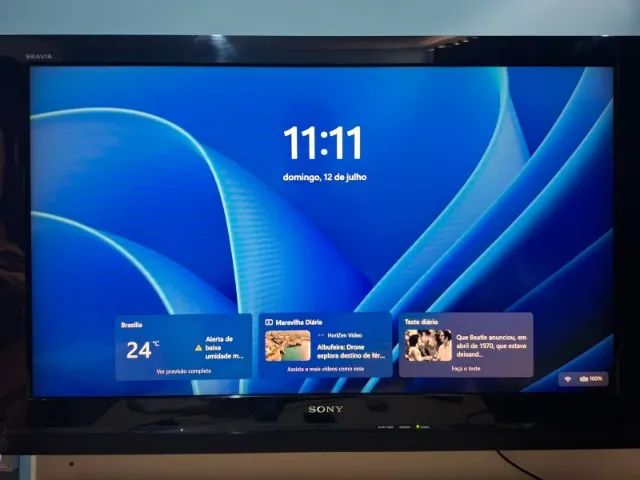 TV Sony Bravia 40 Polegadas LCD + Suporte + Controle
