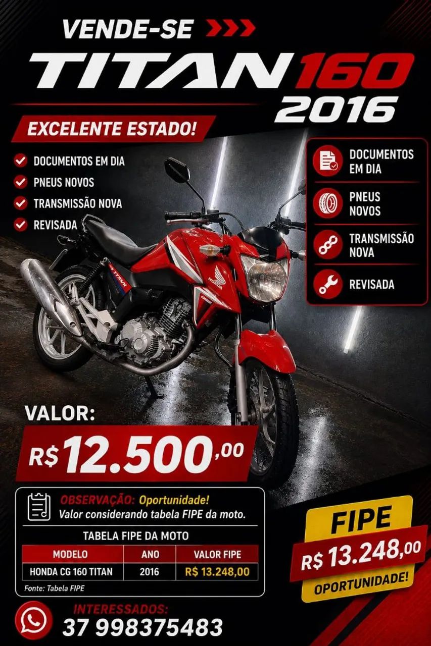 CG TITAN 160 FLEX 2016