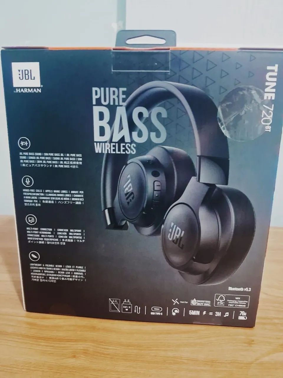  JBL Tune 720BT  Original + Caixa - Foto 3