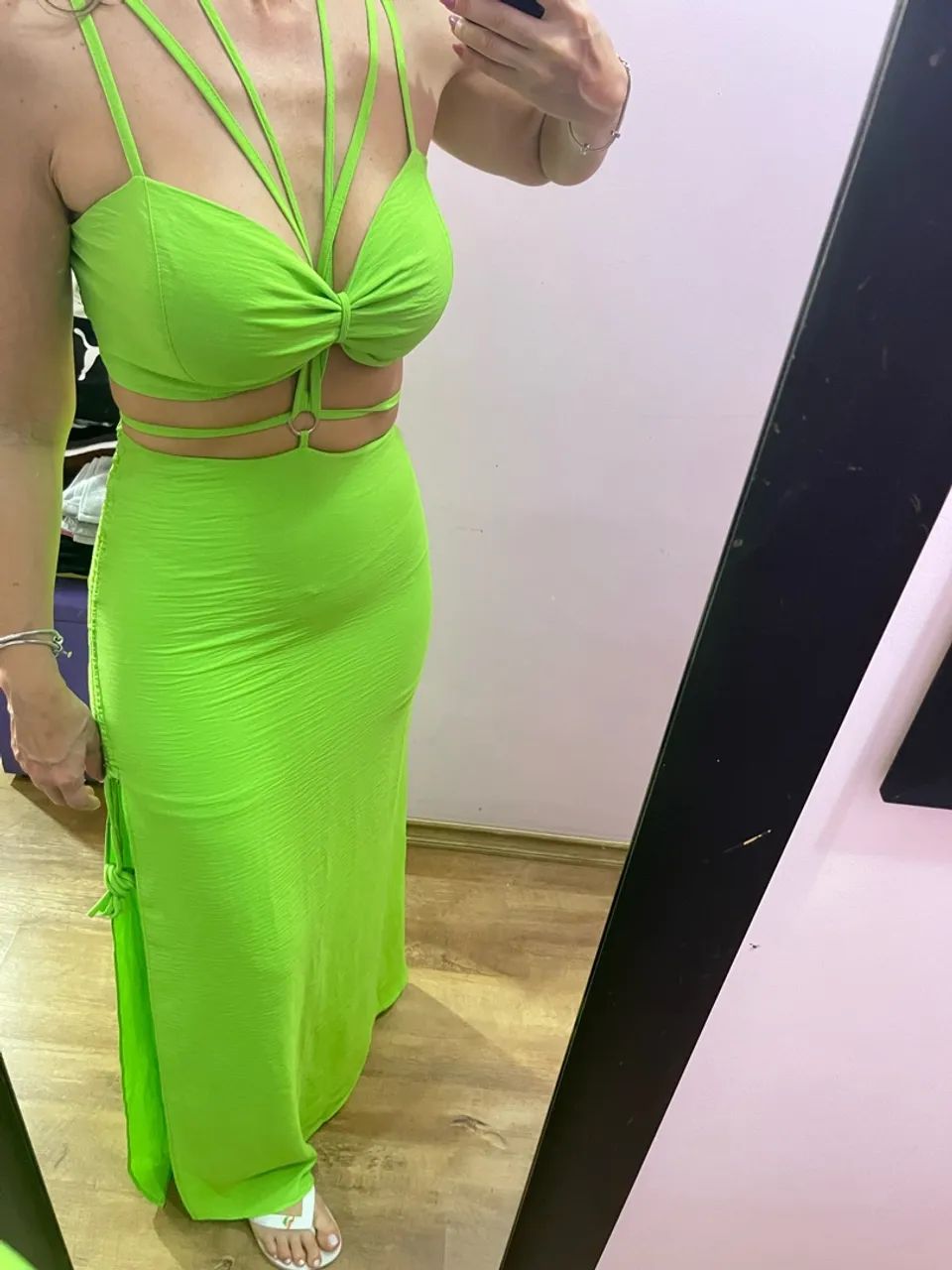 Conjunto Verde LAGUNA - Top G e Saia PP - Foto 5