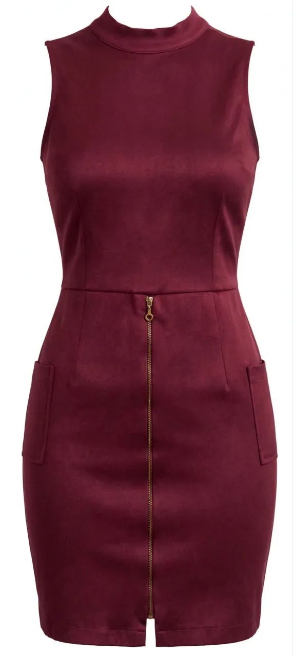 Vestido vinho - Tamanho P