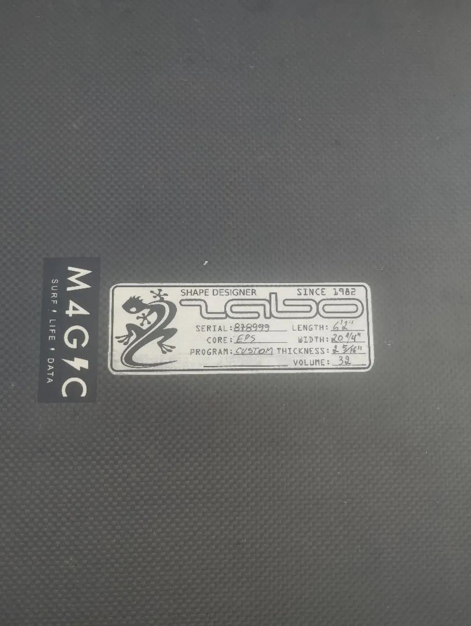 Prancha Zabo surfboards (Magic) Mini MID (6'2 32 litros) - Foto 2
