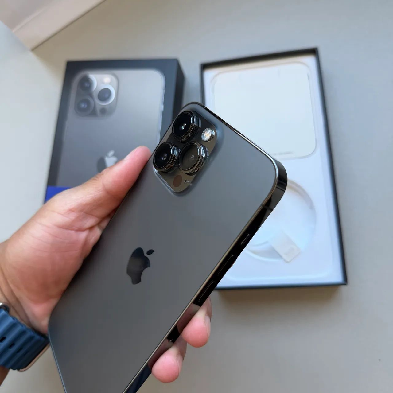 iPhone 13 Pro Max 128GB Preto Impecável  - Foto 3