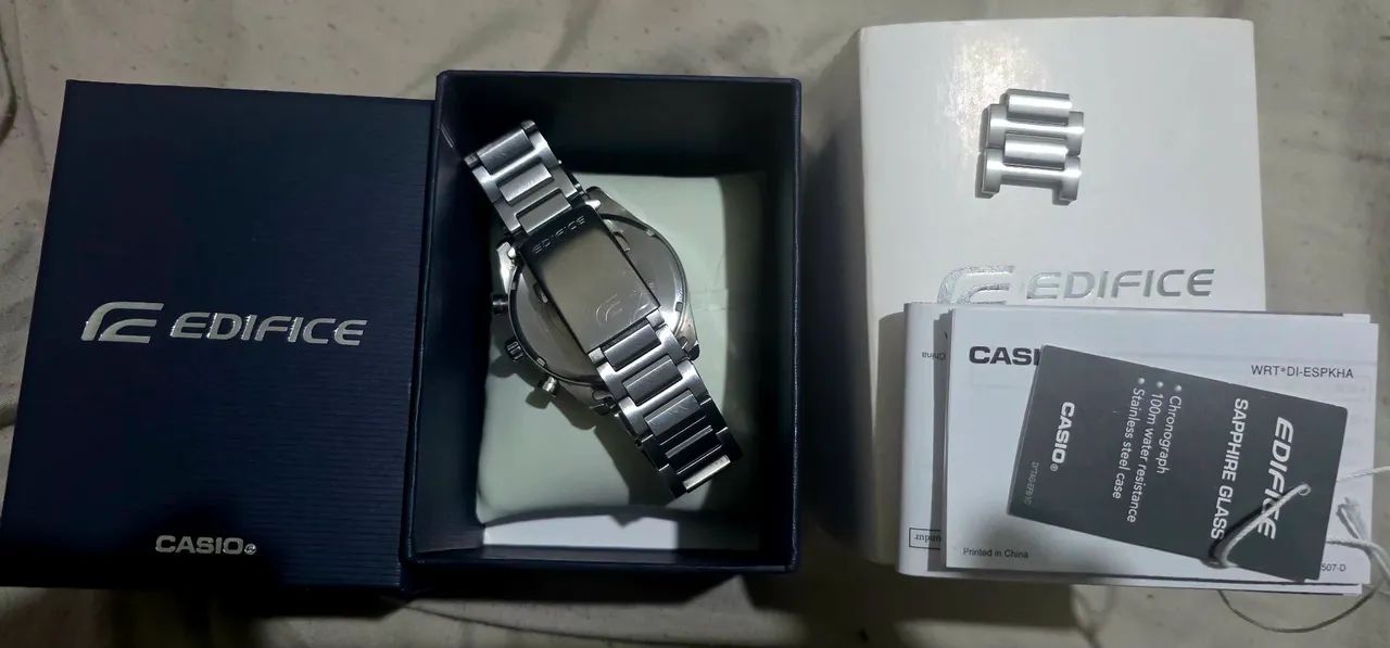 Relógio Casio EDIFICE efb 710d 1avudf  - Foto 2