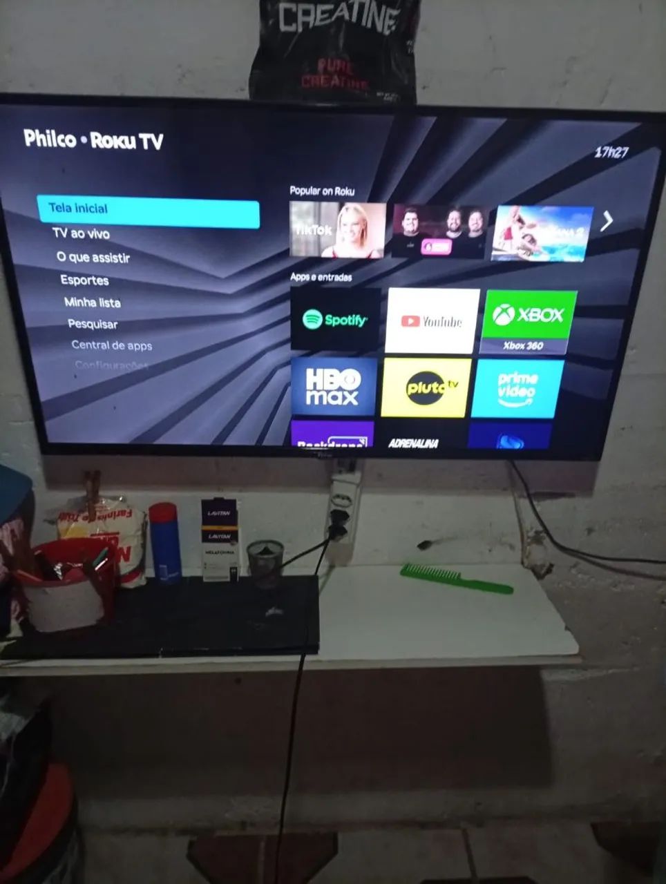 Tv smart 43 polegadas sistema operacional Roku  - Foto 2